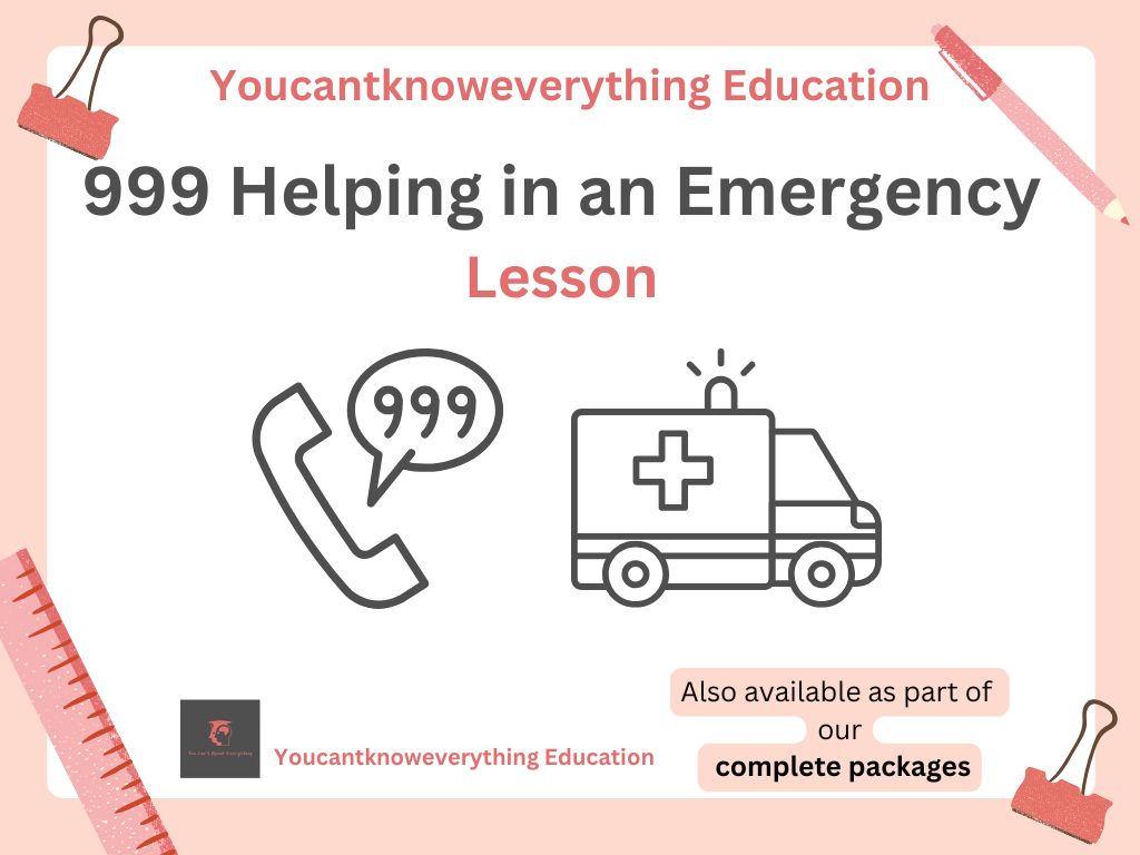 Calling 999 - Helping in an emergency Lesson