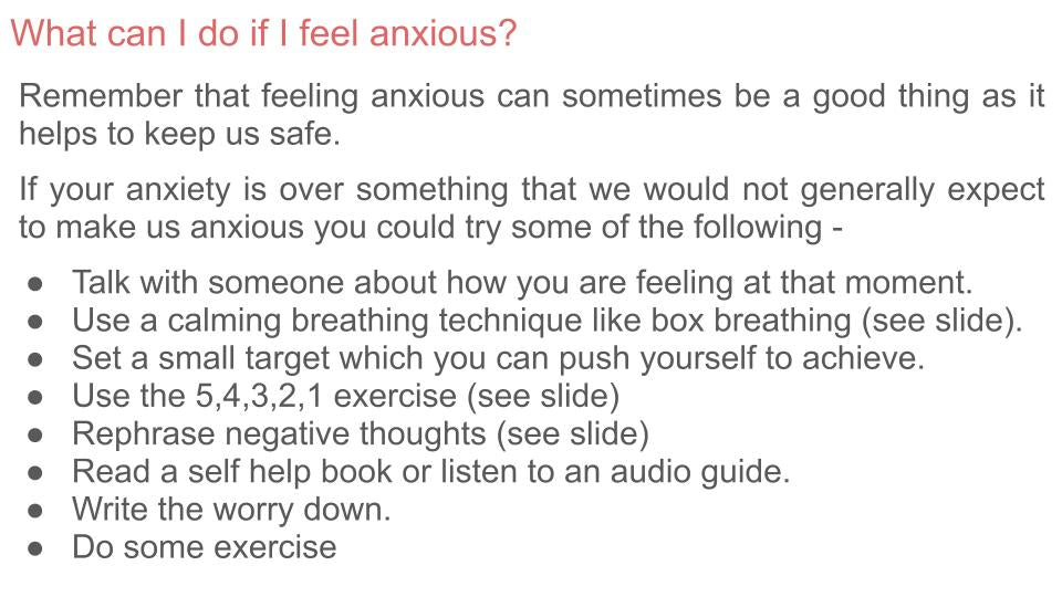 Anxiety Tutorial