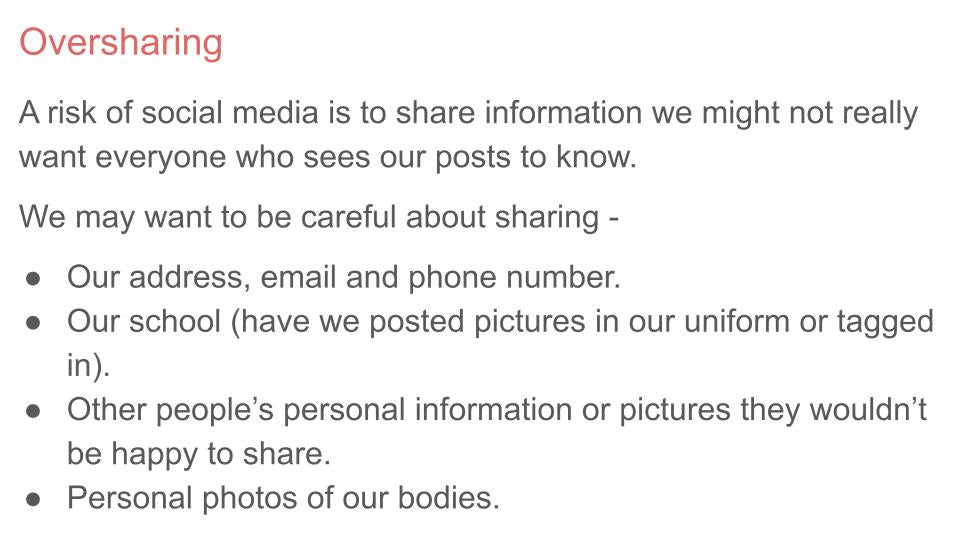 Appropriate Use of Social Media Tutorial