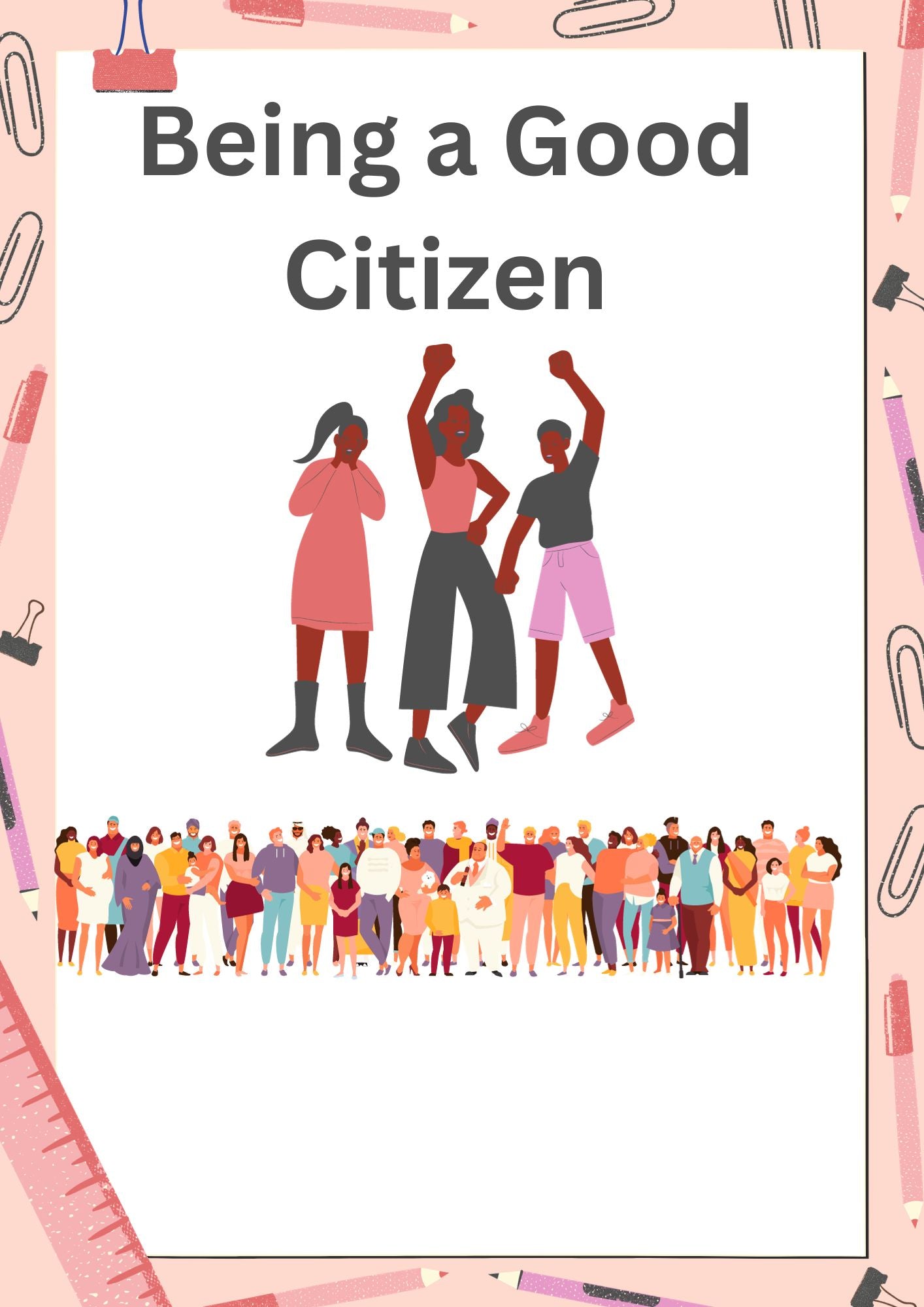 Being a Good Citizen Lesson