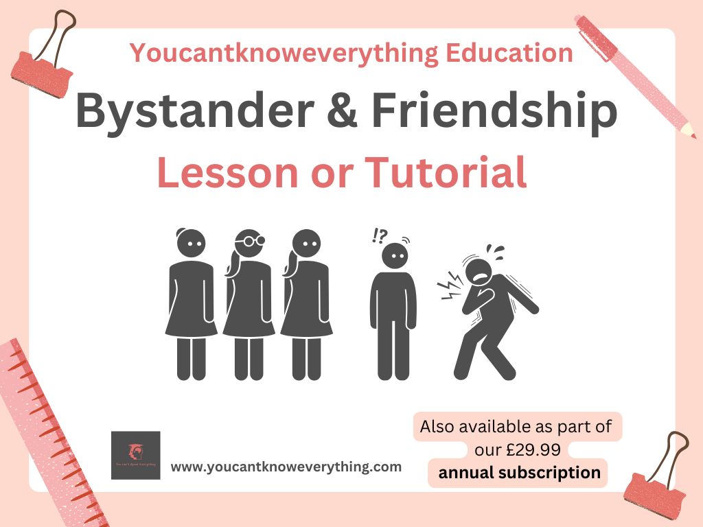 Friendship & Bystander Lesson or Tutorial
