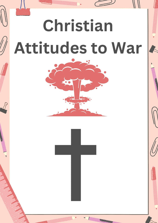 Christian attitudes to war