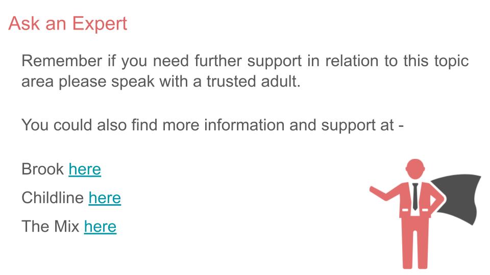 Consent free Lesson / Tutor Time / Workbook resource for RSHE / PSHE KS3 KS4 support