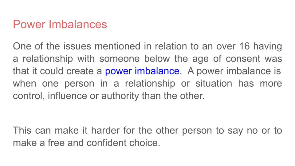 Consent free Lesson / Tutor Time / Workbook resource for RSHE / PSHE KS3 KS4 power imbalances 2026