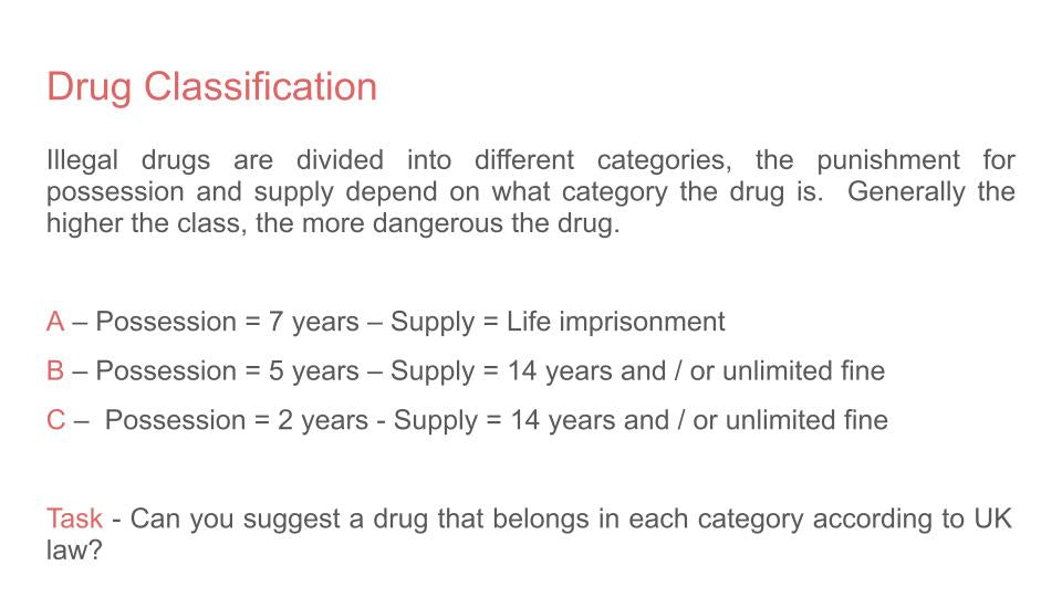 Drugs - Nitrous Oxide & Cannabis Lesson