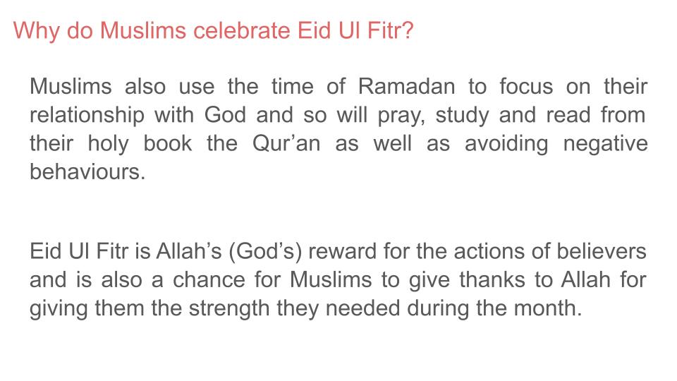 Eid Ul Fitr Tutorial / Assembly