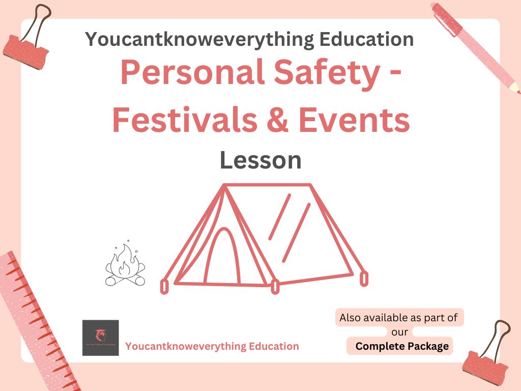 Personal Safety - Festivals & Events Lesson