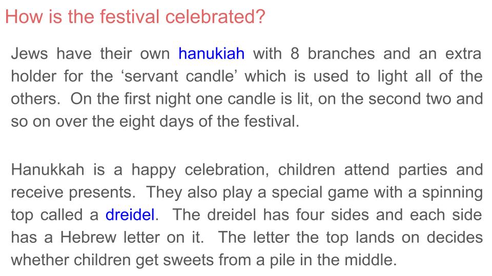 Hanukkah Lesson or Tutorial