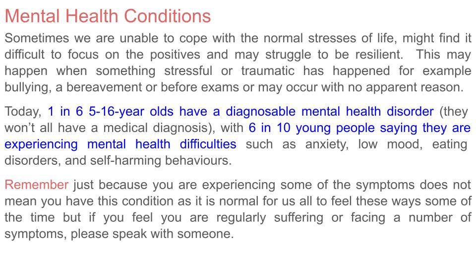 Mental Health Awareness Lesson