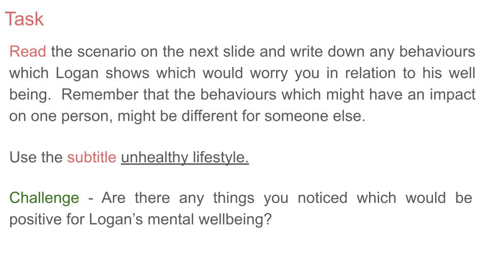 Mental Health Awareness Lesson