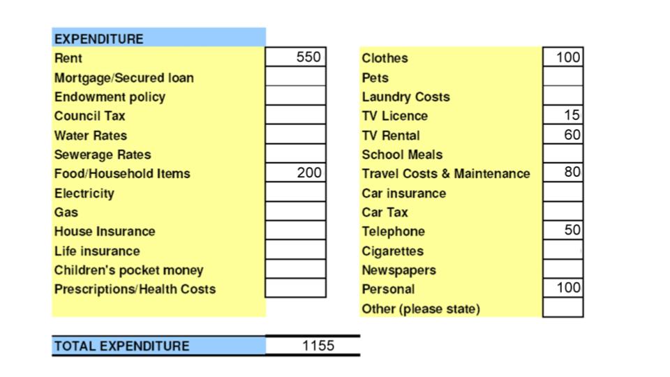 Budgeting Money Lesson or Tutorial
