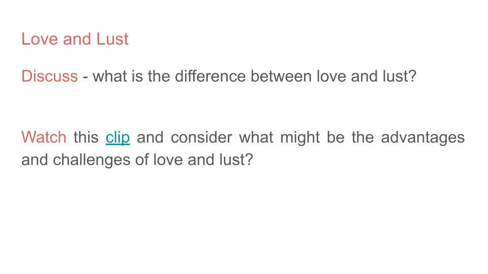 Sexuality & Gender Lesson