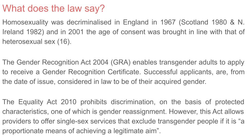 Sexuality & Gender Lesson