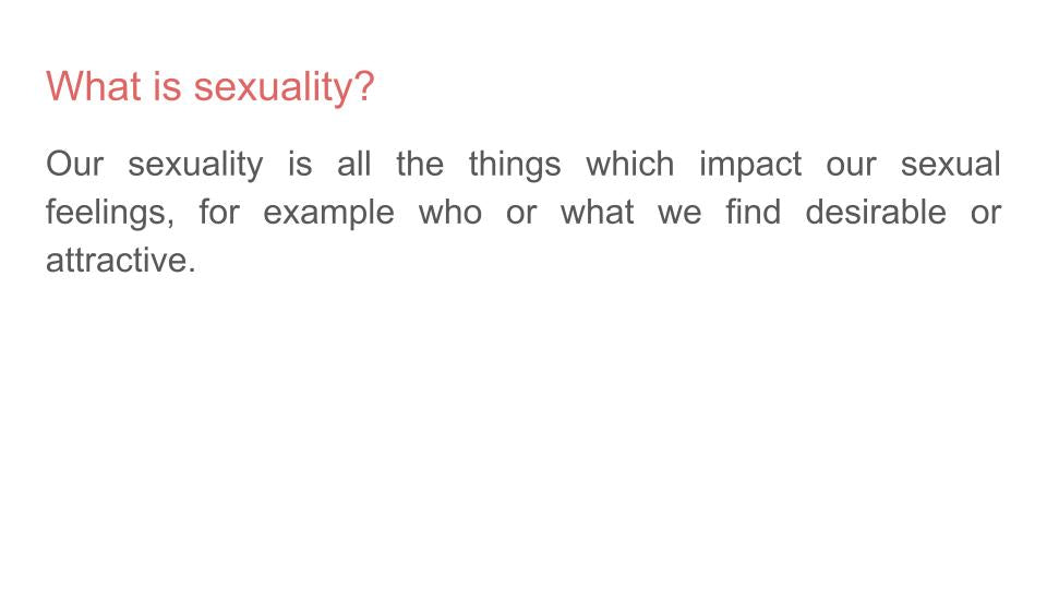 Sexuality & Gender Lesson