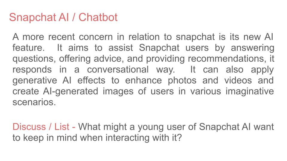 Snapchat Lesson