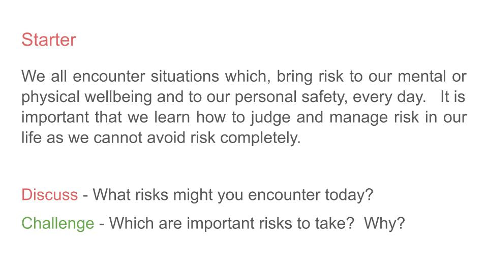 Staying Safe Lesson