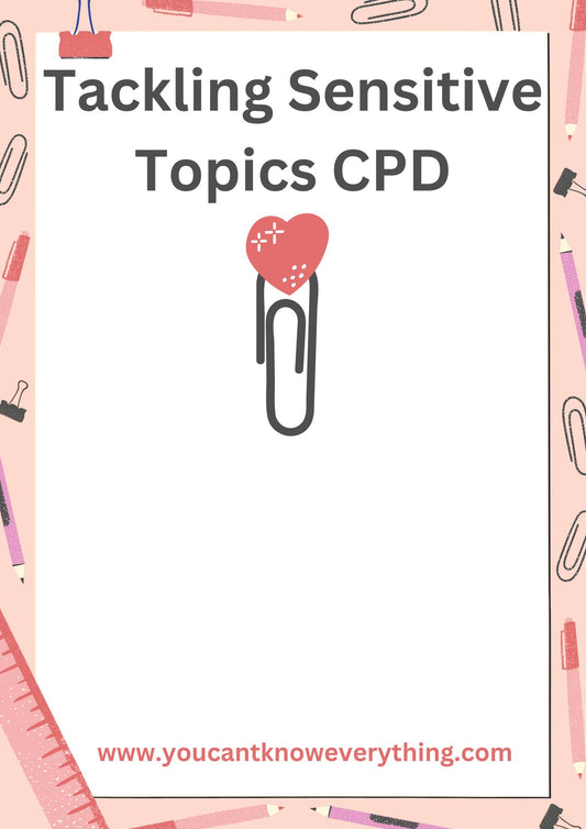 Tackling Sensitive Topics PSHE CPD