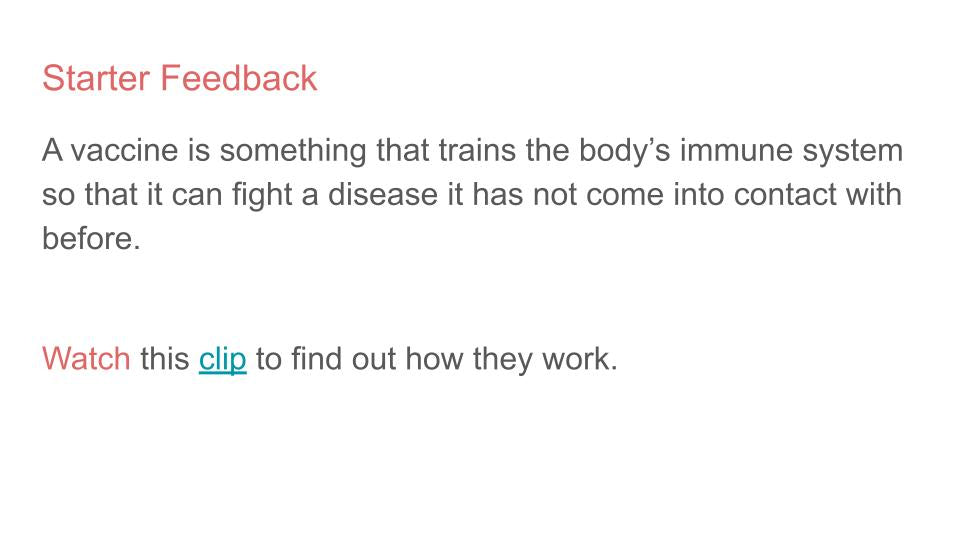 Vaccinations Tutorial