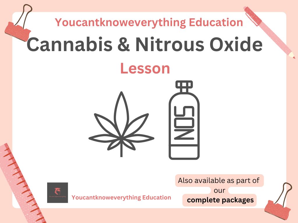 cannabis nirous oxide drugs PSHE lesson