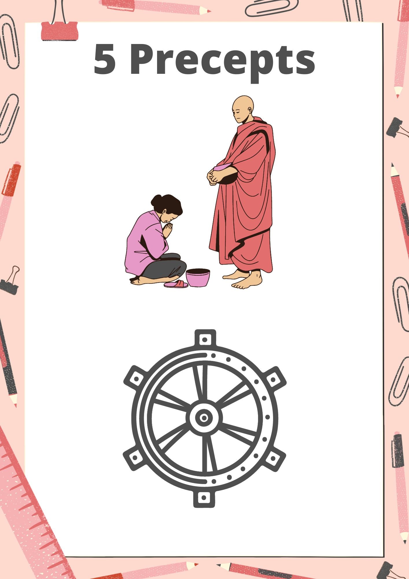 5 Precepts - Buddhism