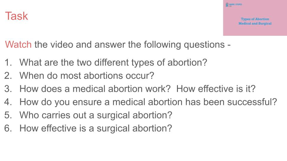 Abortion Lessons