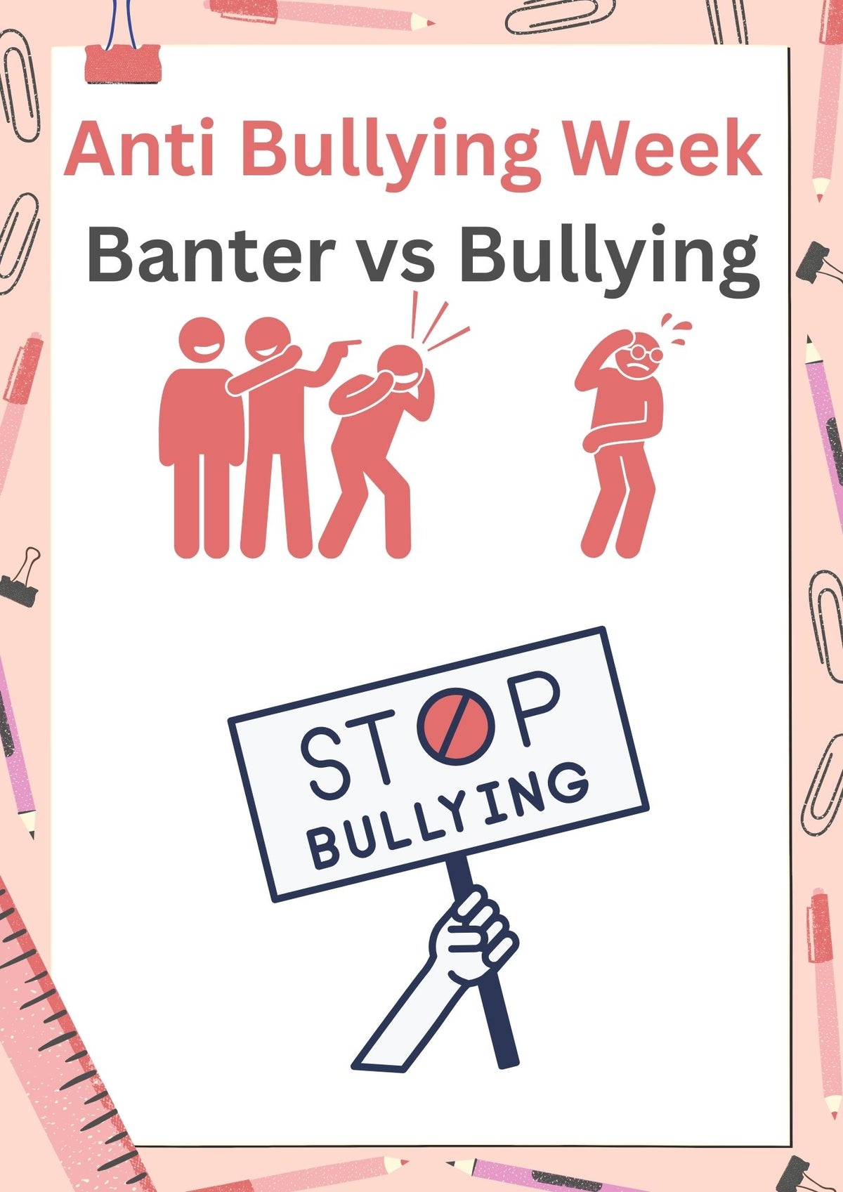 Hyper Bully Anti Bullying Awareness Week Posters – Youcantknoweverything Education