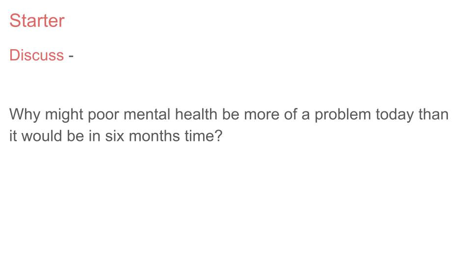 Blue Monday - Mental Health Form time tutorial / assembly