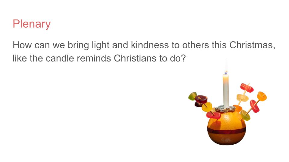 Christingle Tutorial / Assembly