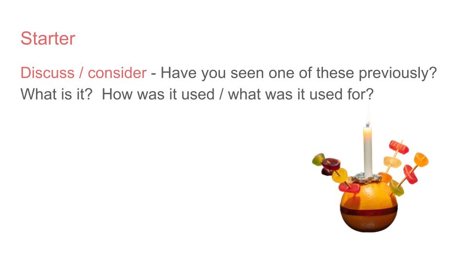 Christingle Tutorial / Assembly