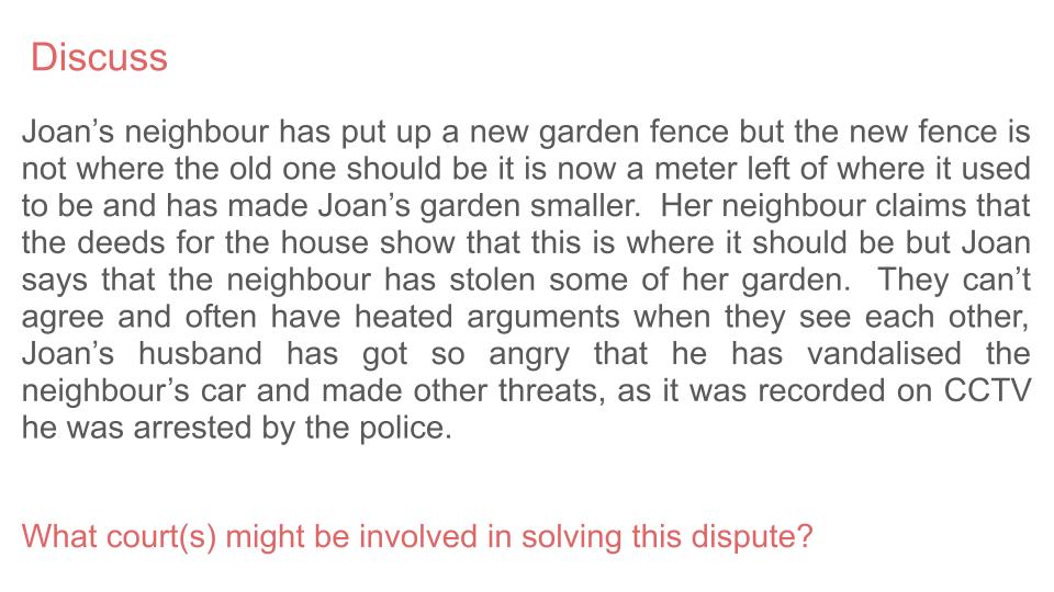 Criminal Justice System Lesson