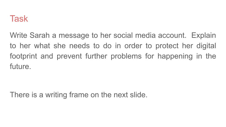Digital Footprint Lesson