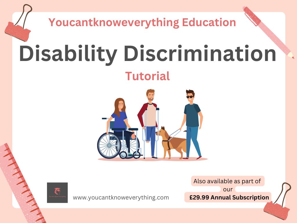 Disability Discrimination Tutorial