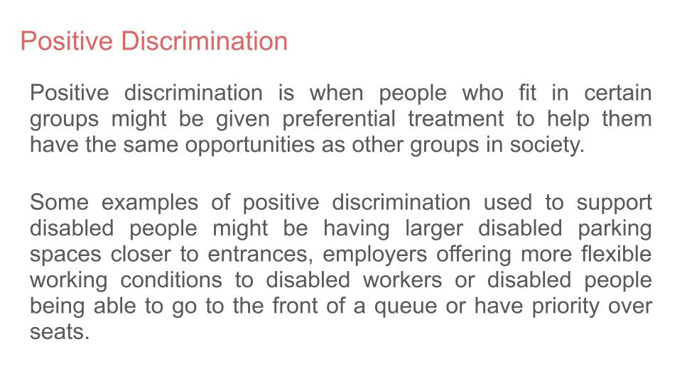 Disability Discrimination Tutorial