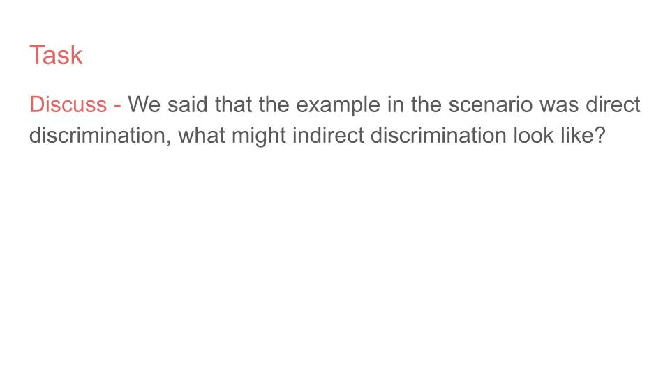 Disability Discrimination Tutorial