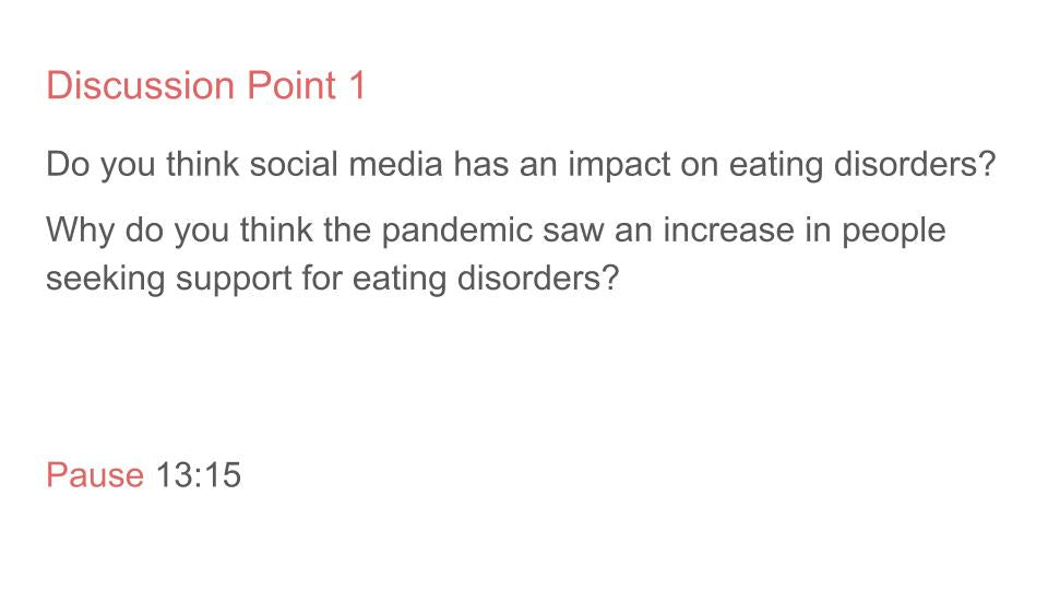 Eating Disorders Lesson