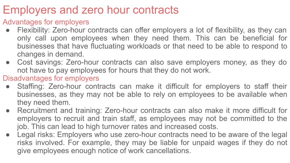 Employment Law Tutor Time