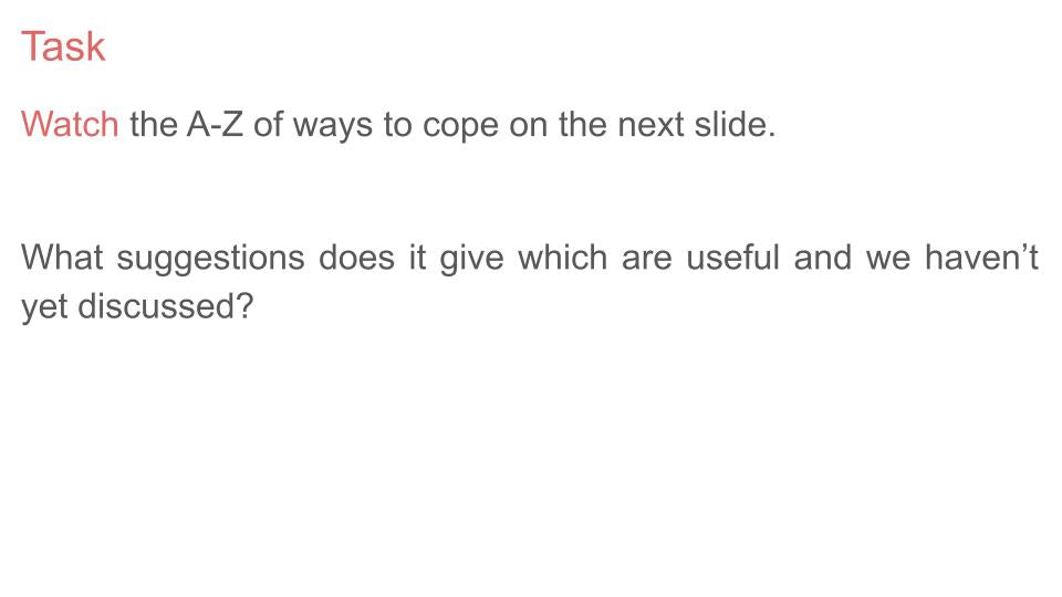 Exam Stress and Next Steps Lesson