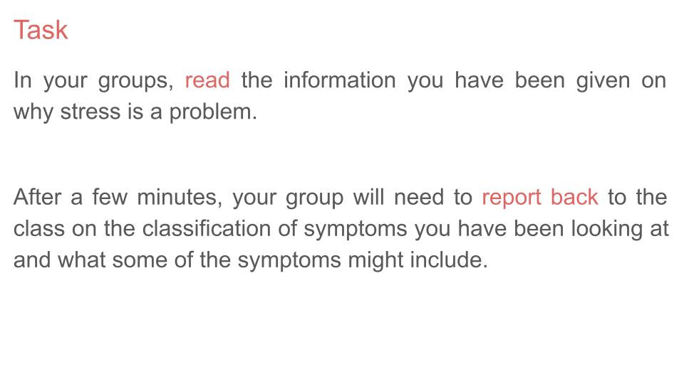 Exam Stress and Next Steps Lesson