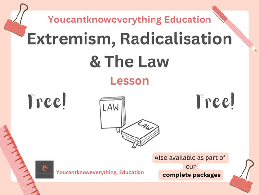extremism radicalisation and law free pshe citizenship lesson from youcantknoweverything education