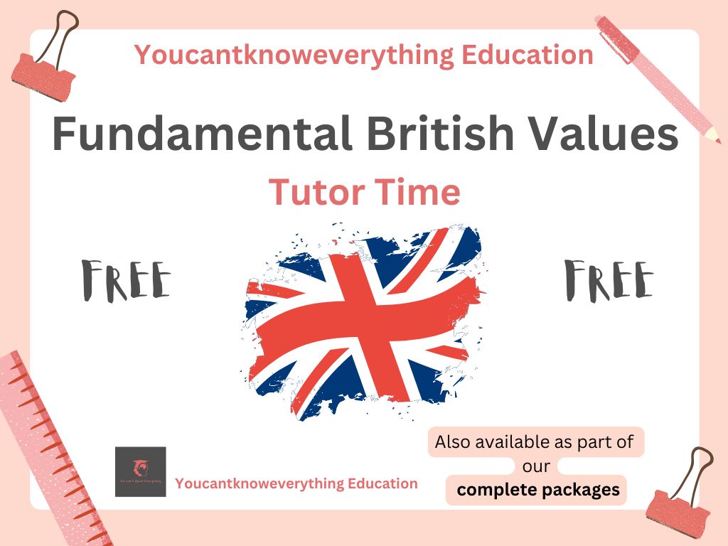 Free Fundamental British Values FBV tutor time / form time lesson resource for Citizenship / PSHE