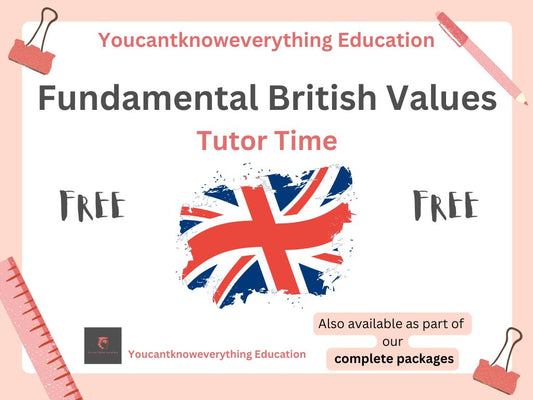 Free Fundamental British Values FBV tutor time / form time lesson resource for Citizenship / PSHE