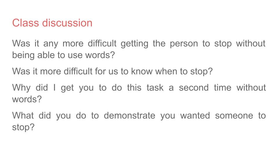 Consent and Personal Space Lesson