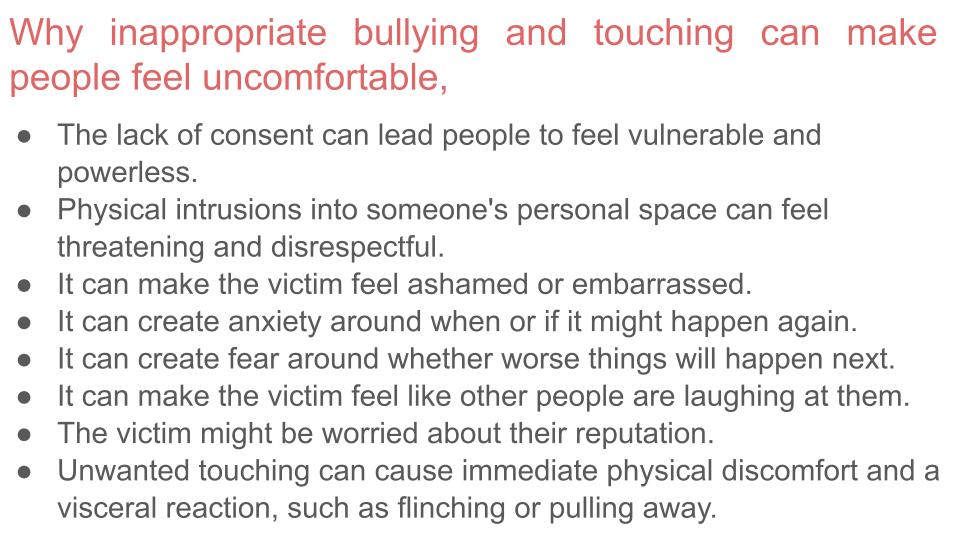 Harmful Sexual Behaviour Lesson