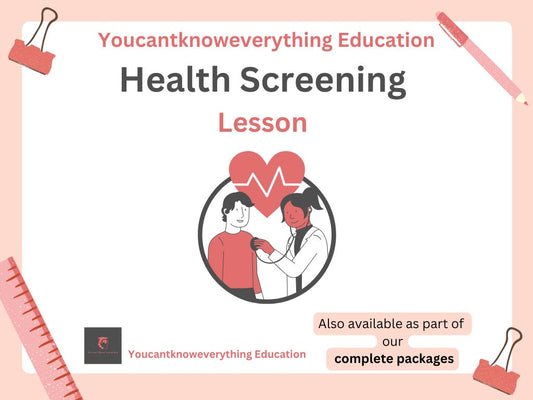 Health Screening / Testing Lesson