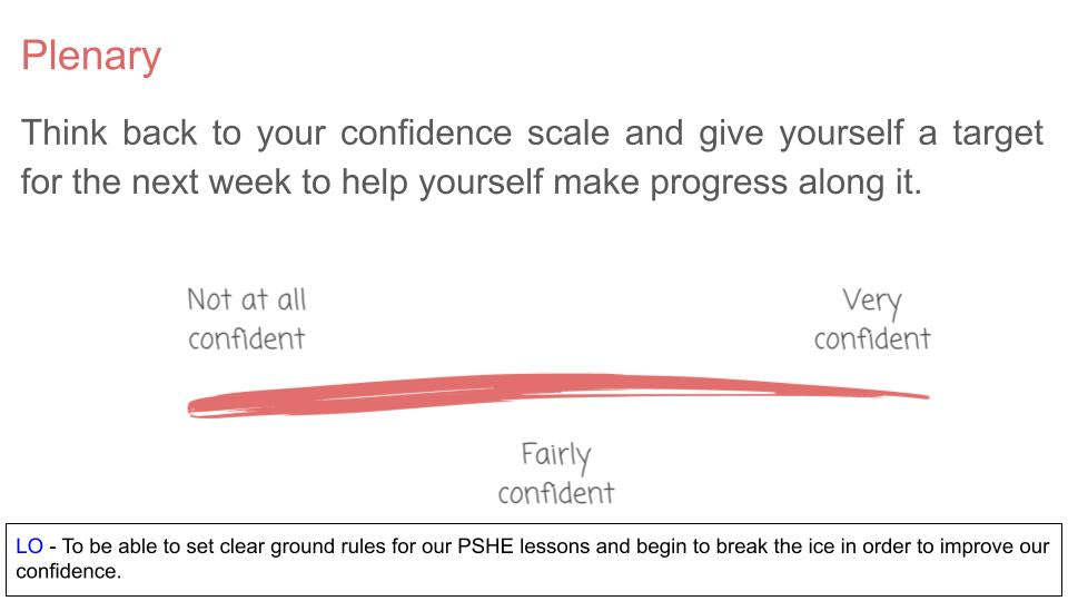 pshe plenary task
