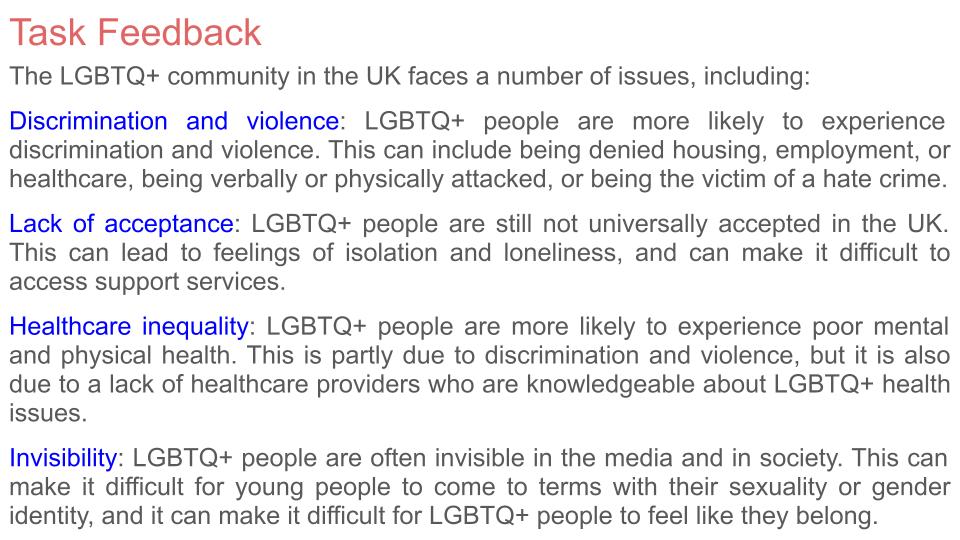 LGBTQ+ and allies tutor time / form time PSHE lesson resource cover ks3 ks4