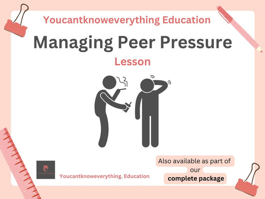 Managing Peer Pressure Lesson
