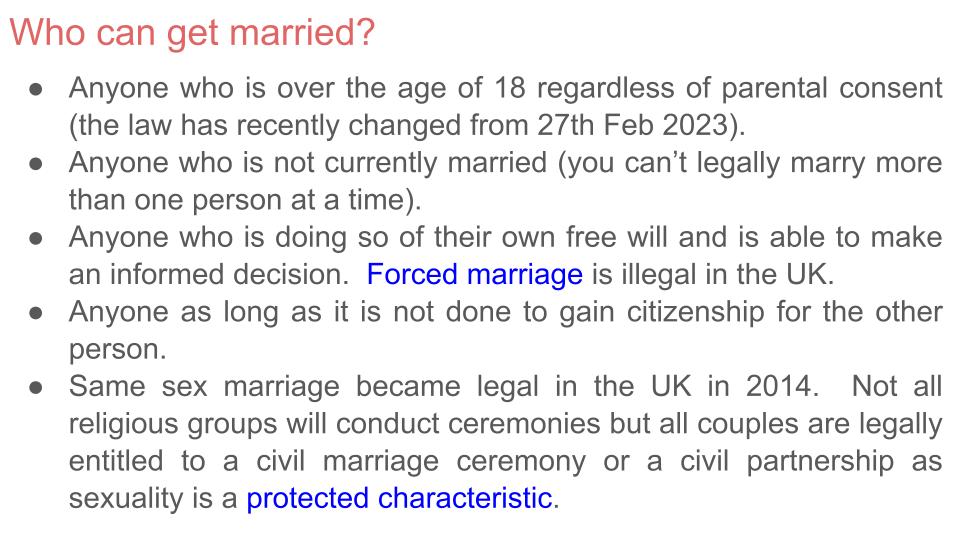marriage civil partnership pshe rshe lesson resource ks3