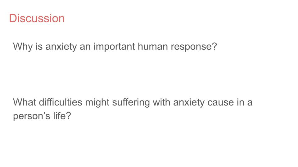 Mental Health Lesson