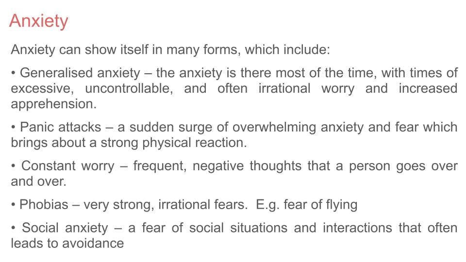 Mental Health Lesson